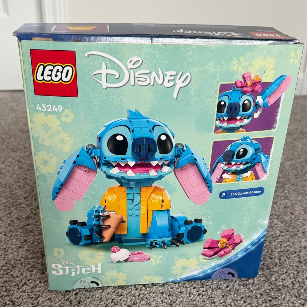 LEGO Disney Stitch Building Set - Blue, Pink, and Orange